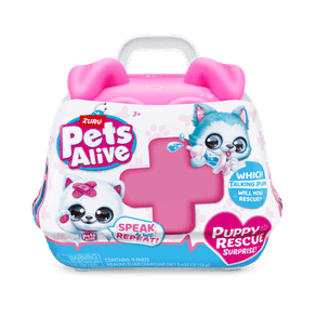Pets Alive Kit Veterinario Sorpresa Interactivo 18cm Puppy Rescue